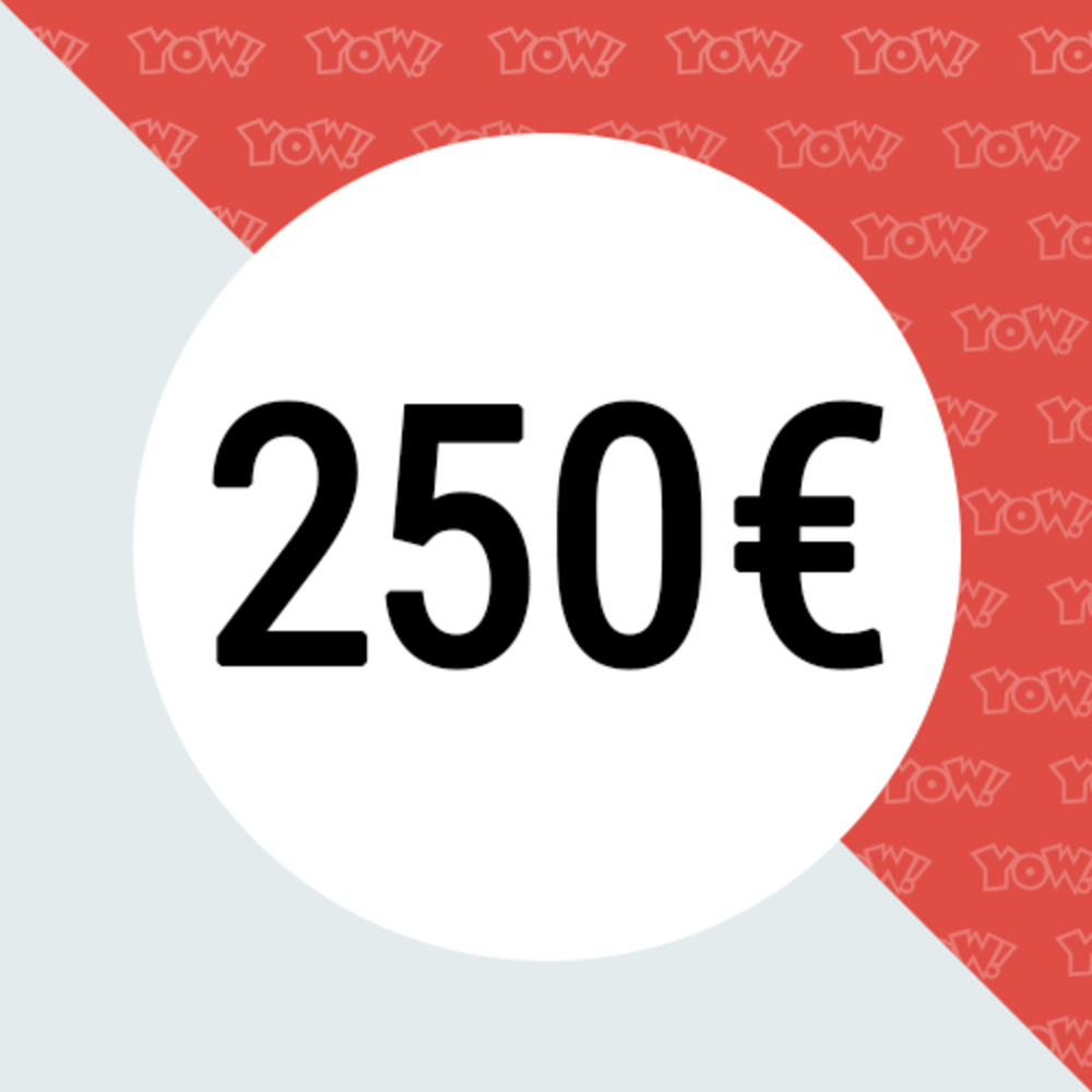 YOW! Einkaufsgutschein im Wert von 250 EUR