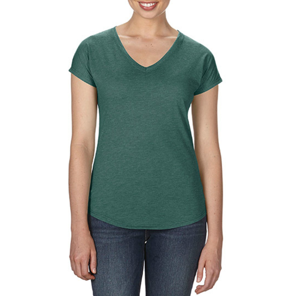 Womens Tri-Blend V-Neck Tee