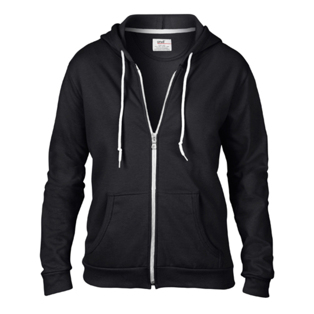 Women's full zip hooded sweat jacket