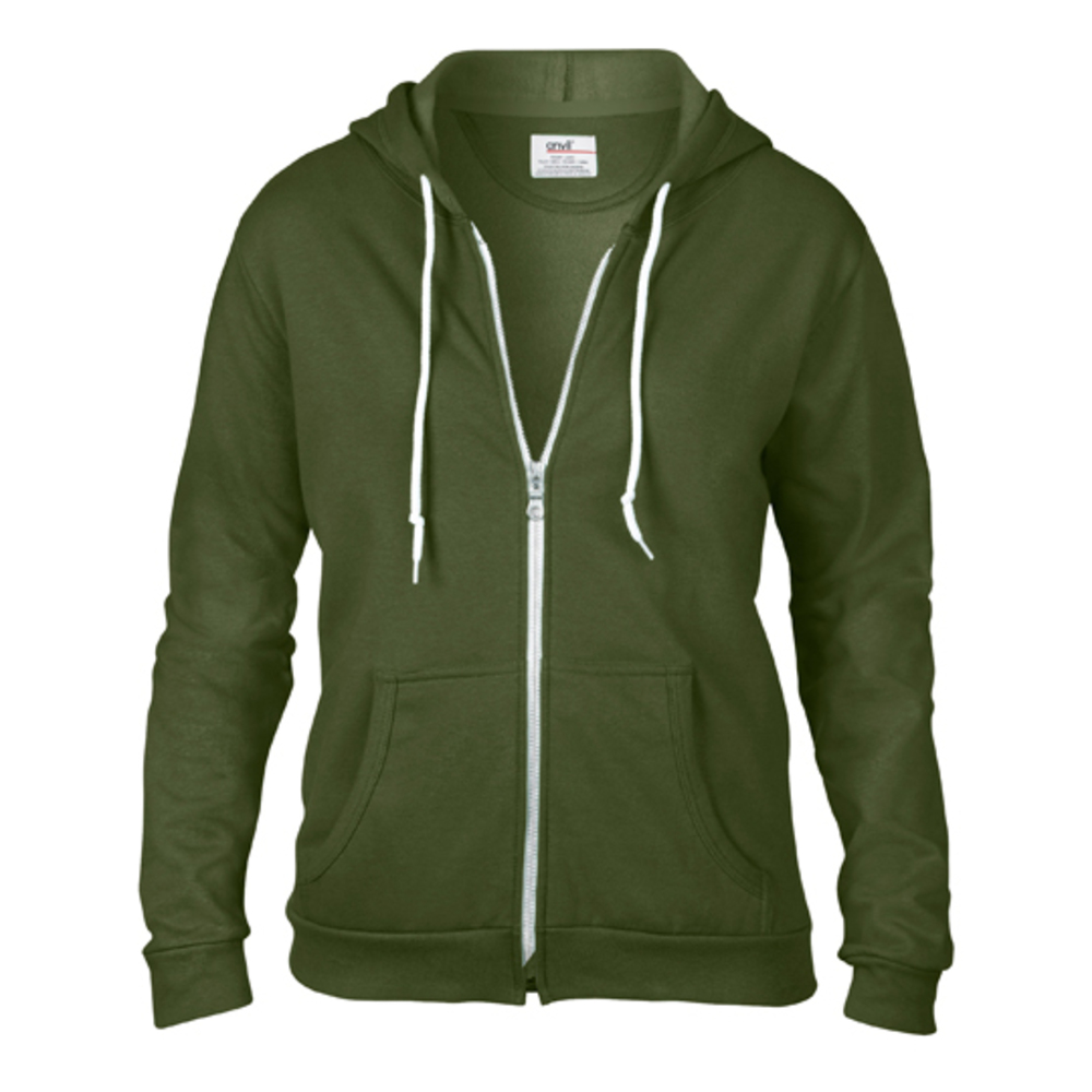 Women's full zip hooded sweat jacket