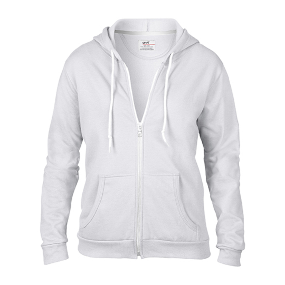 Women's full zip hooded sweat jacket