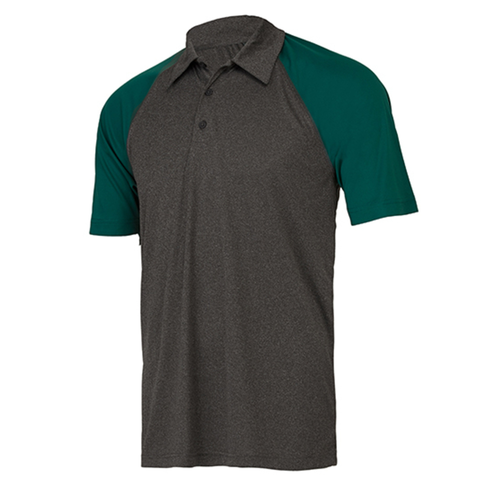 Unisex Performance 3-Buttone-Reglan Polo Raglan