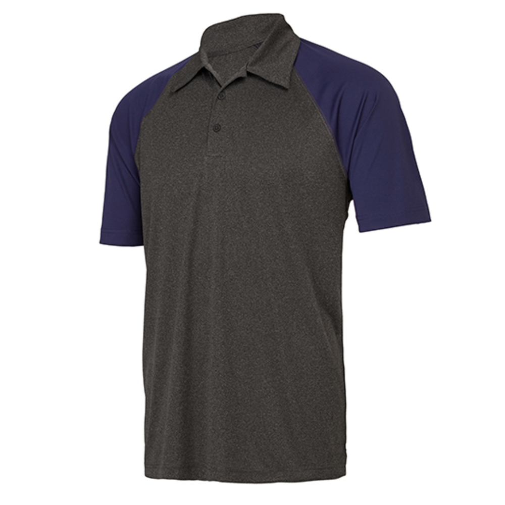 Unisex Performance 3-Button Raglan Polo