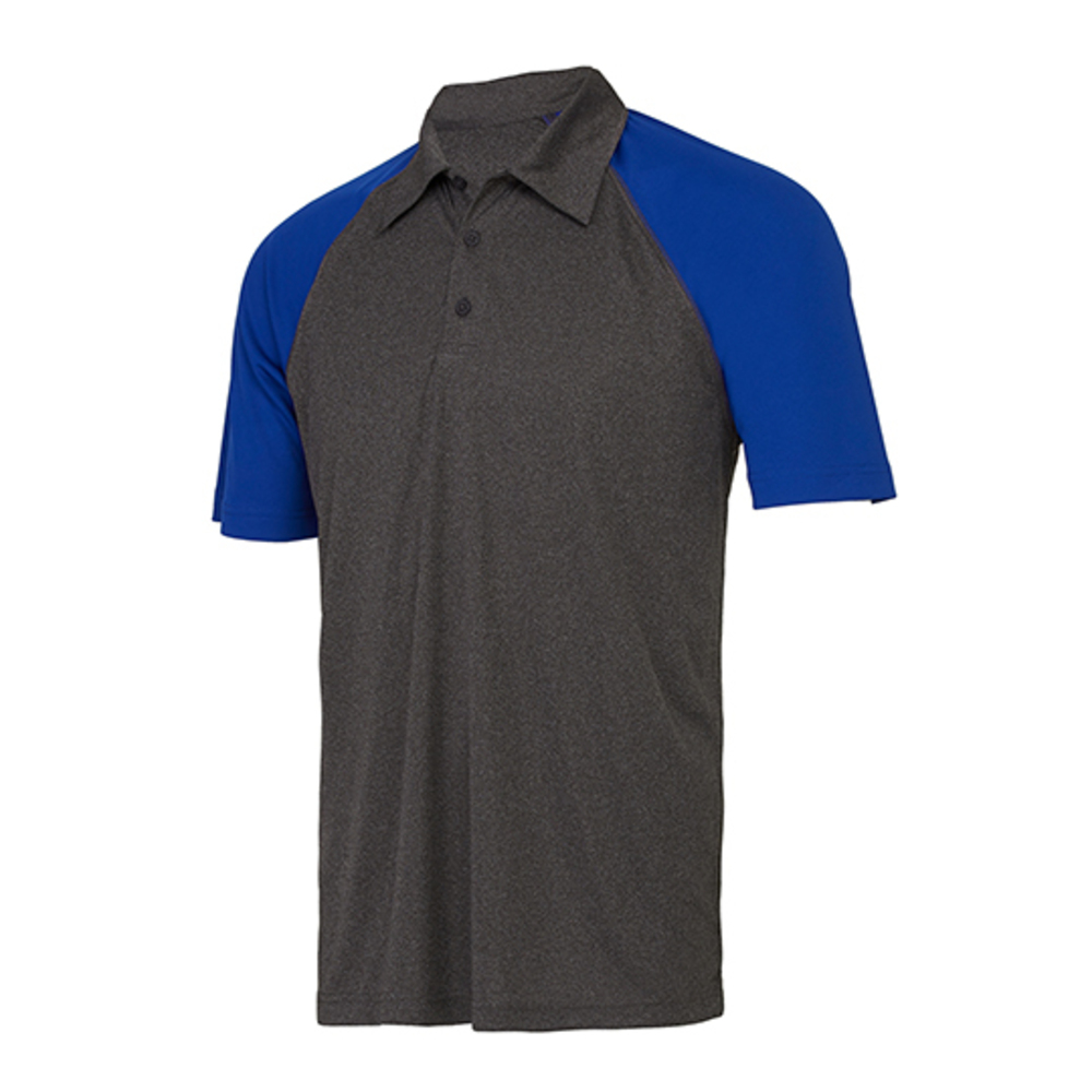Unisex Performance 3-Button Raglan Polo