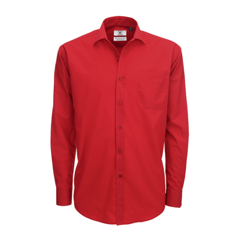 Poplin Shirt Smart Long Sleeve / Men