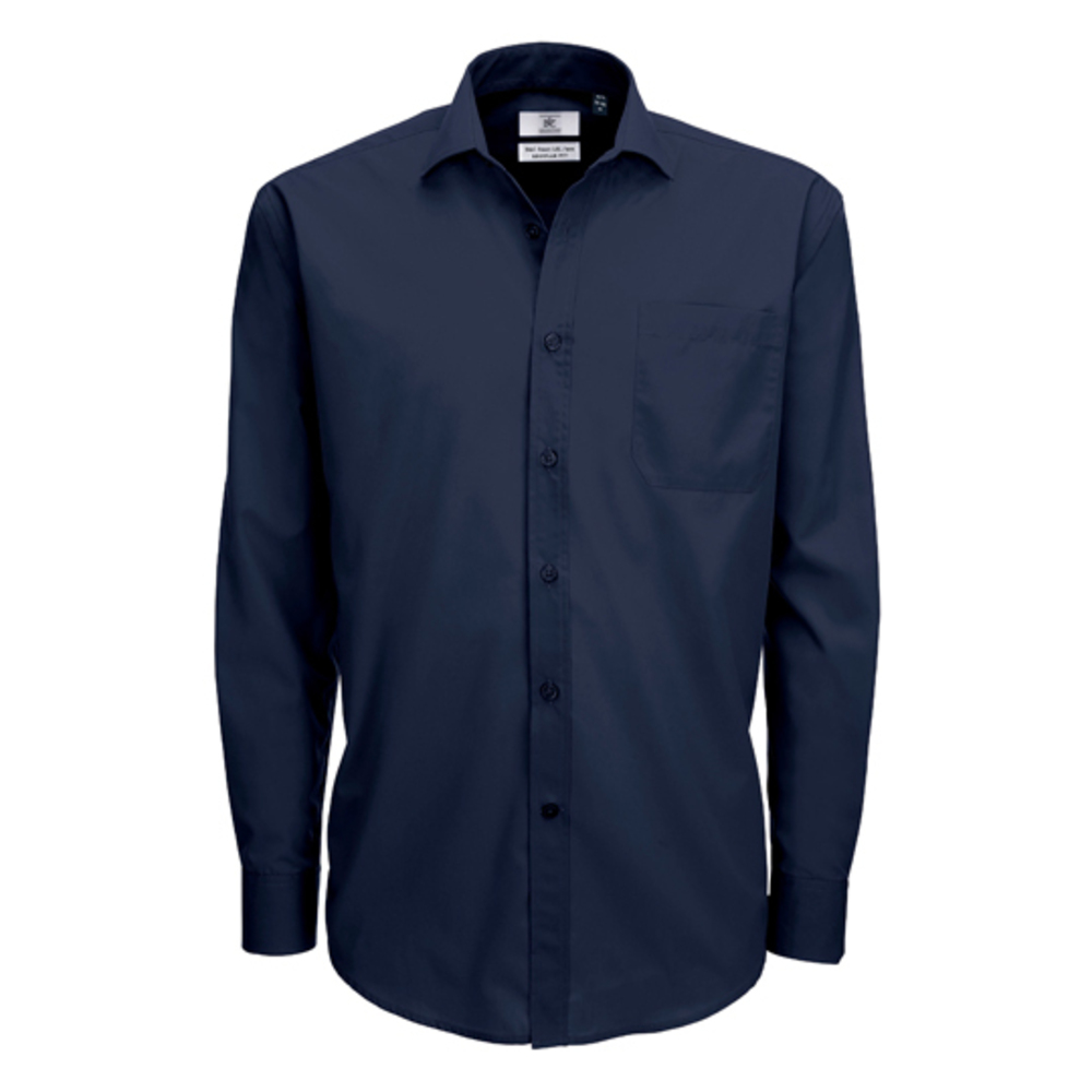 Poplin Shirt Smart Long Sleeve / Men
