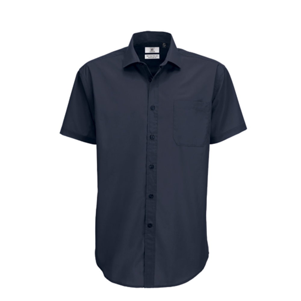 Poplin Shirt Smart Short Sleeve / Men