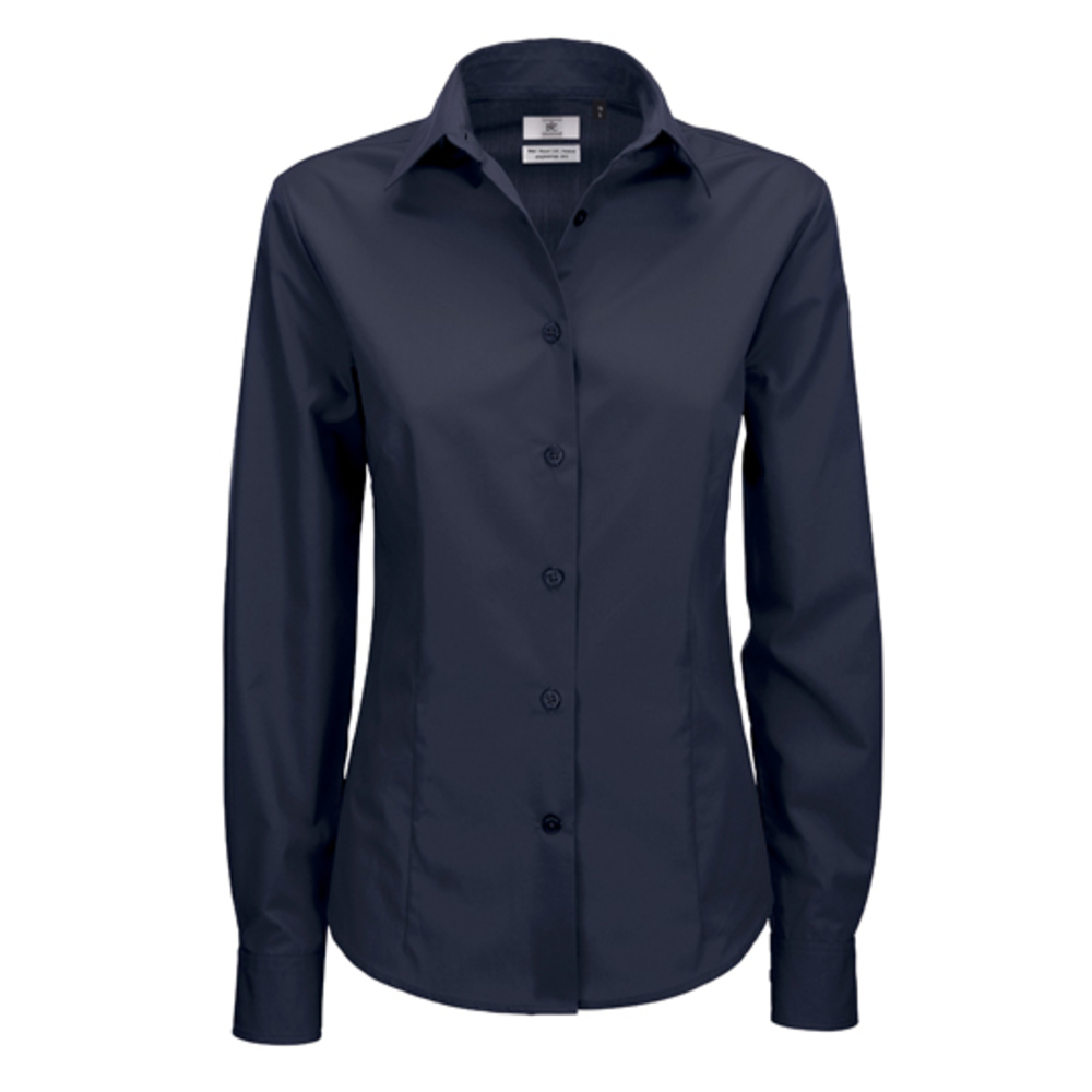 Poplin Shirt Smart Long Sleeve / Women