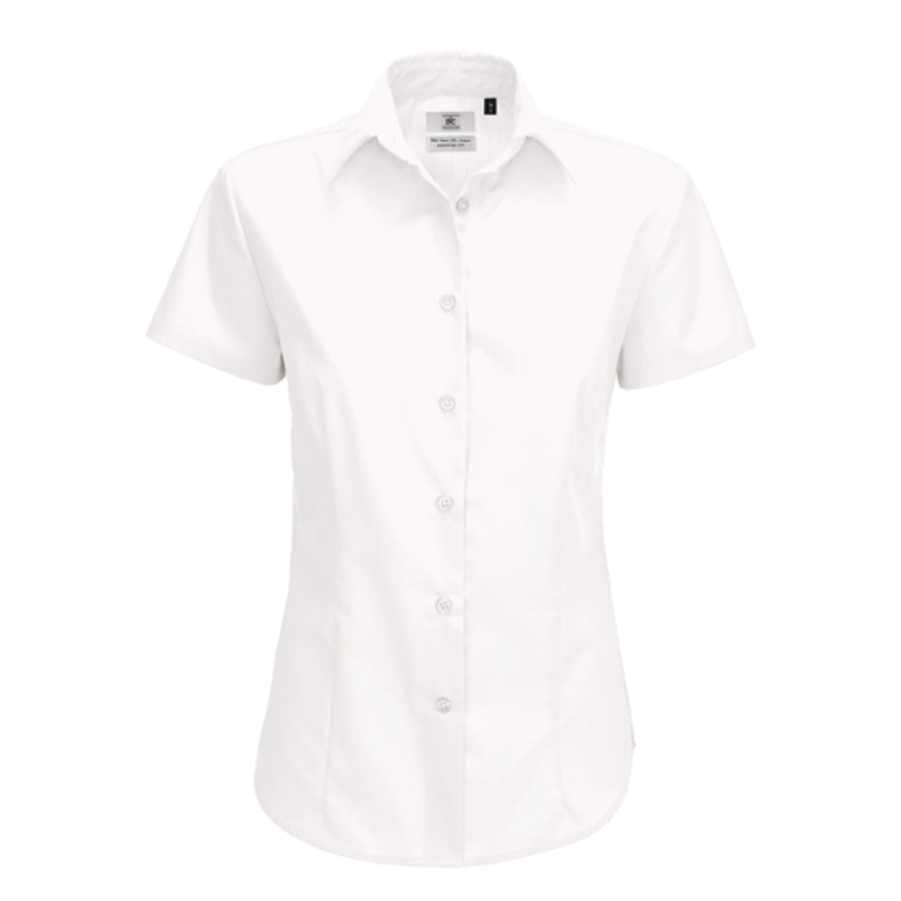 Poplin Shirt Smart Short Sleeve / Women