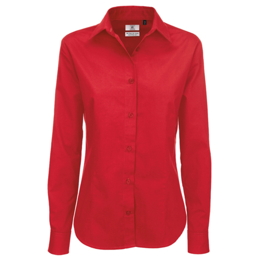 Twill Shirt Sharp Long Sleeve / Women