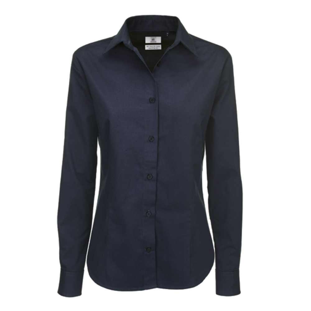 Twill Shirt Sharp Long Sleeve / Women