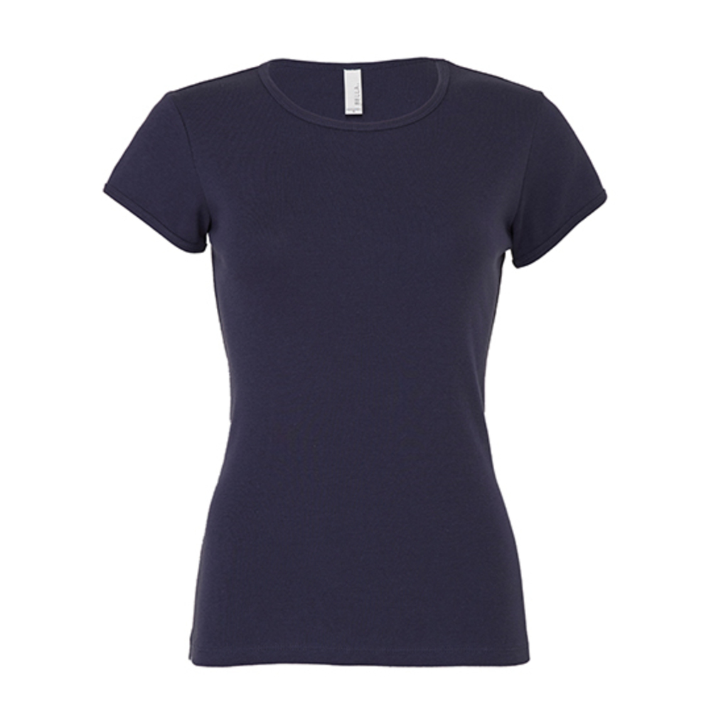 Women´s Baby Rib Crew Neck-T-Shirt