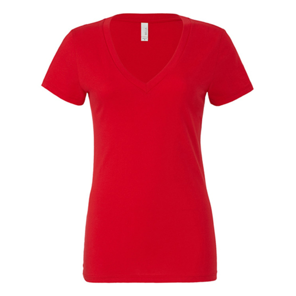 Women´s Jersey Deep V-Neck T-Shirt