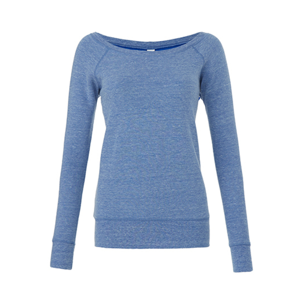 Women's Sponge Fleece Wide Neck Sweatshirt