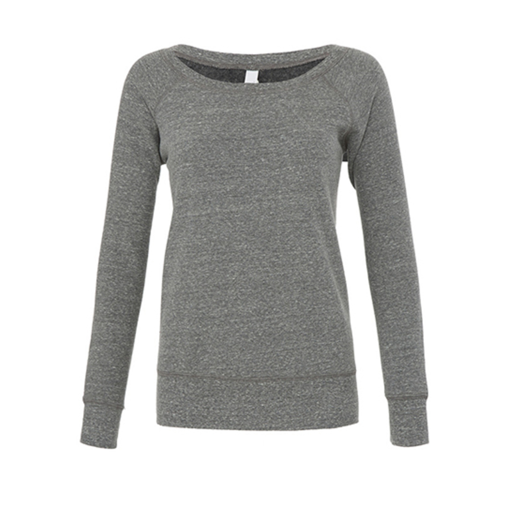 Women's Sponge Fleece Wide Neck Sweatshirt