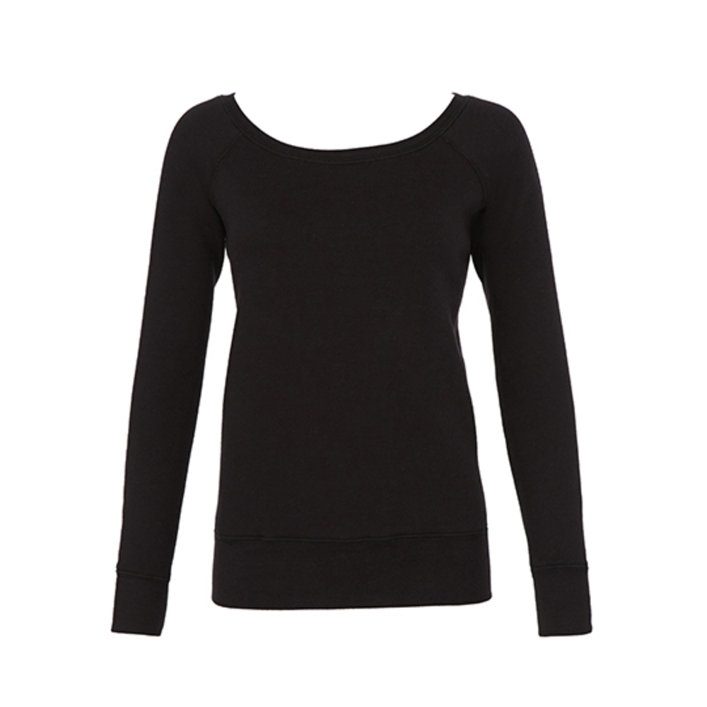 Women's Sponge Fleece Wide Neck Sweatshirt