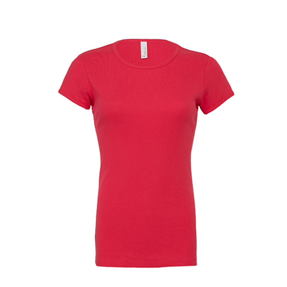 Sheer Rib Crew Neck T-Shirt