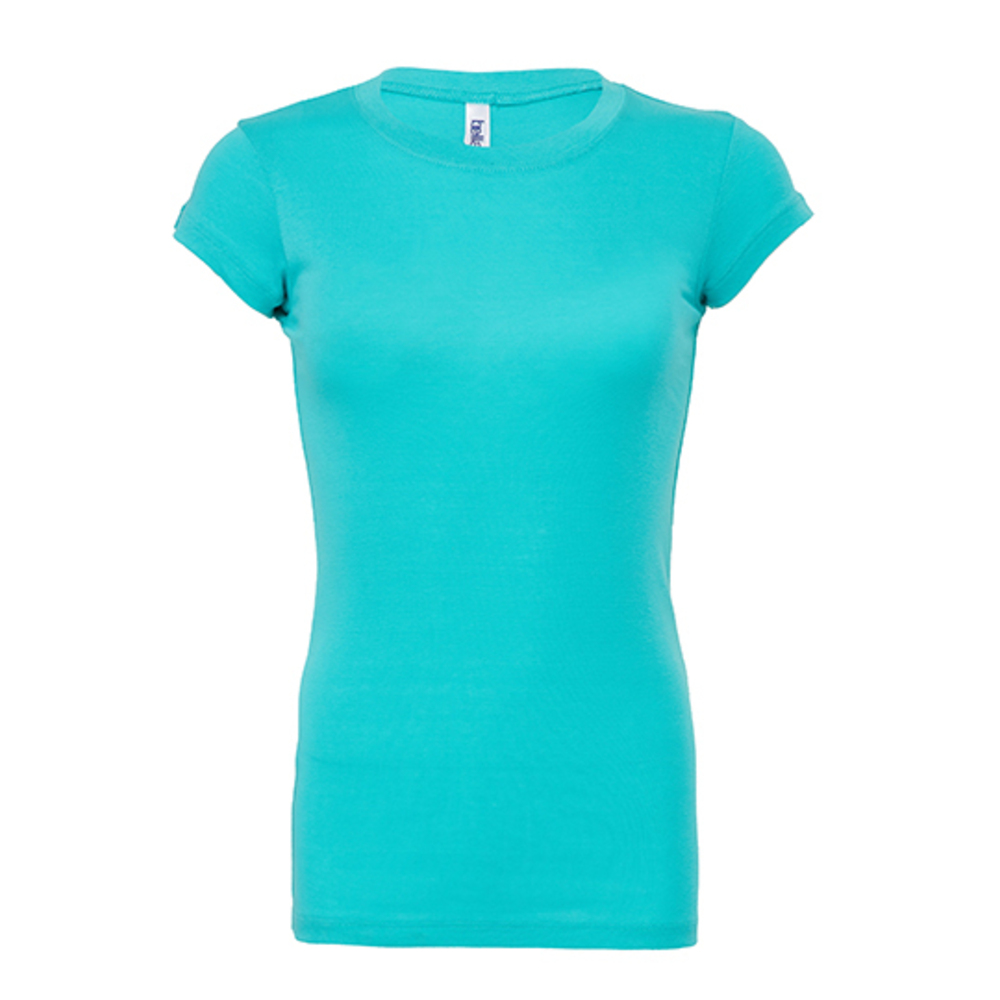 Sheer Rib Crew Neck T-Shirt