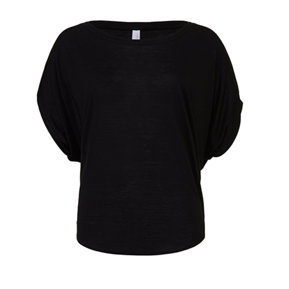 Flowy Draped Sleeve Dolman T-Shirt
