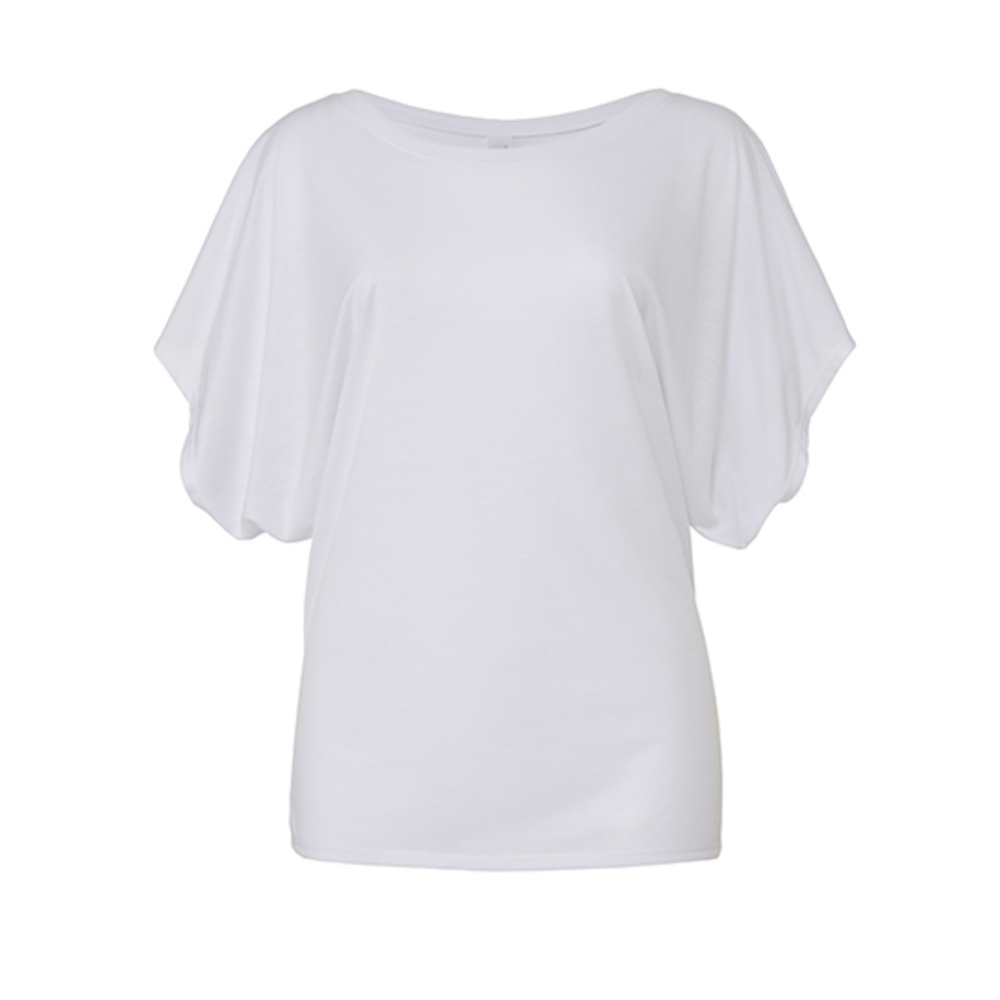 Flowy Draped Sleeve Dolman T-Shirt