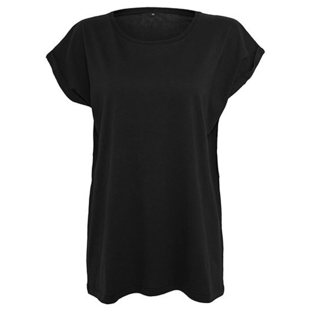 Ladies extended shoulder tee