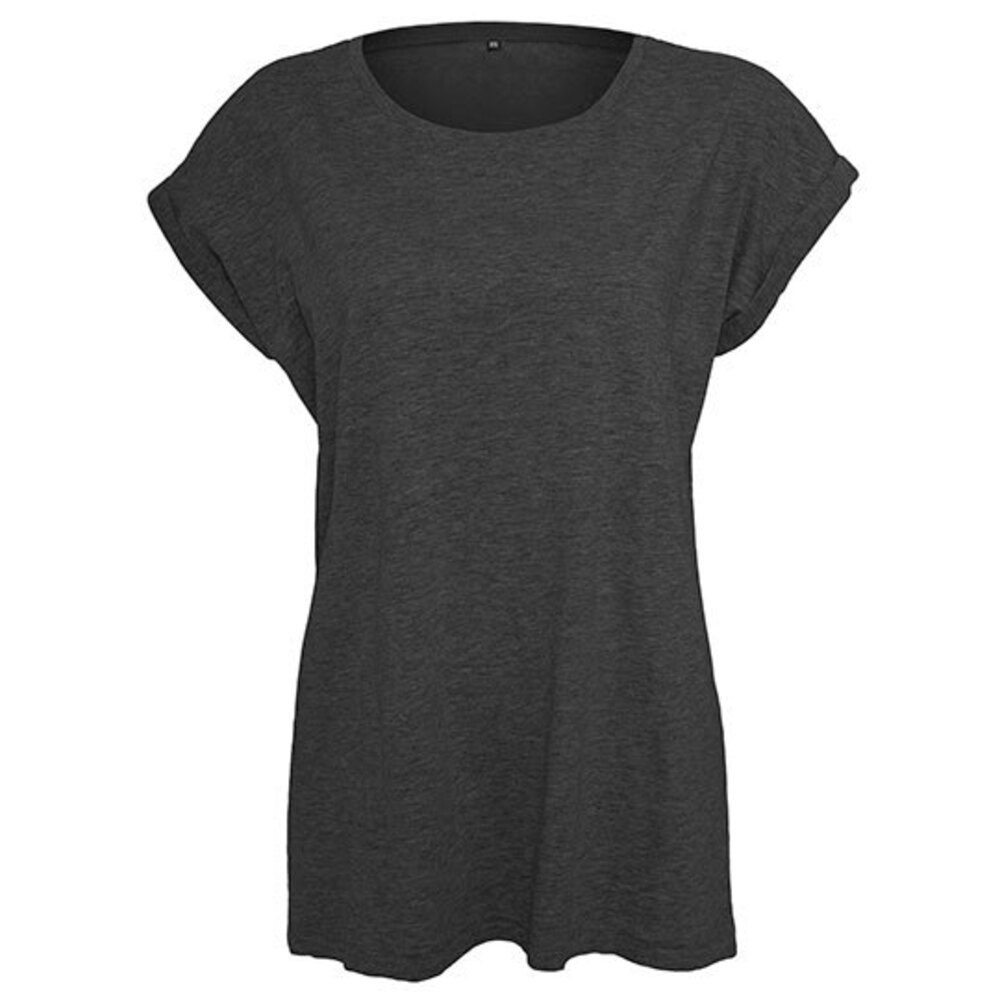 Ladies extended shoulder tee
