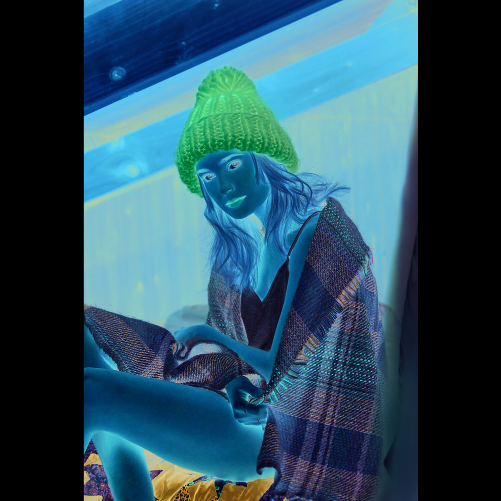 Oversized Hand-Knitted Beanie