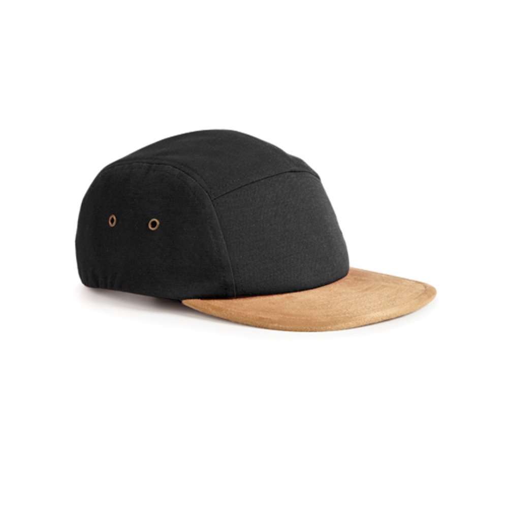 Suede Peak 5-Panel Cap
