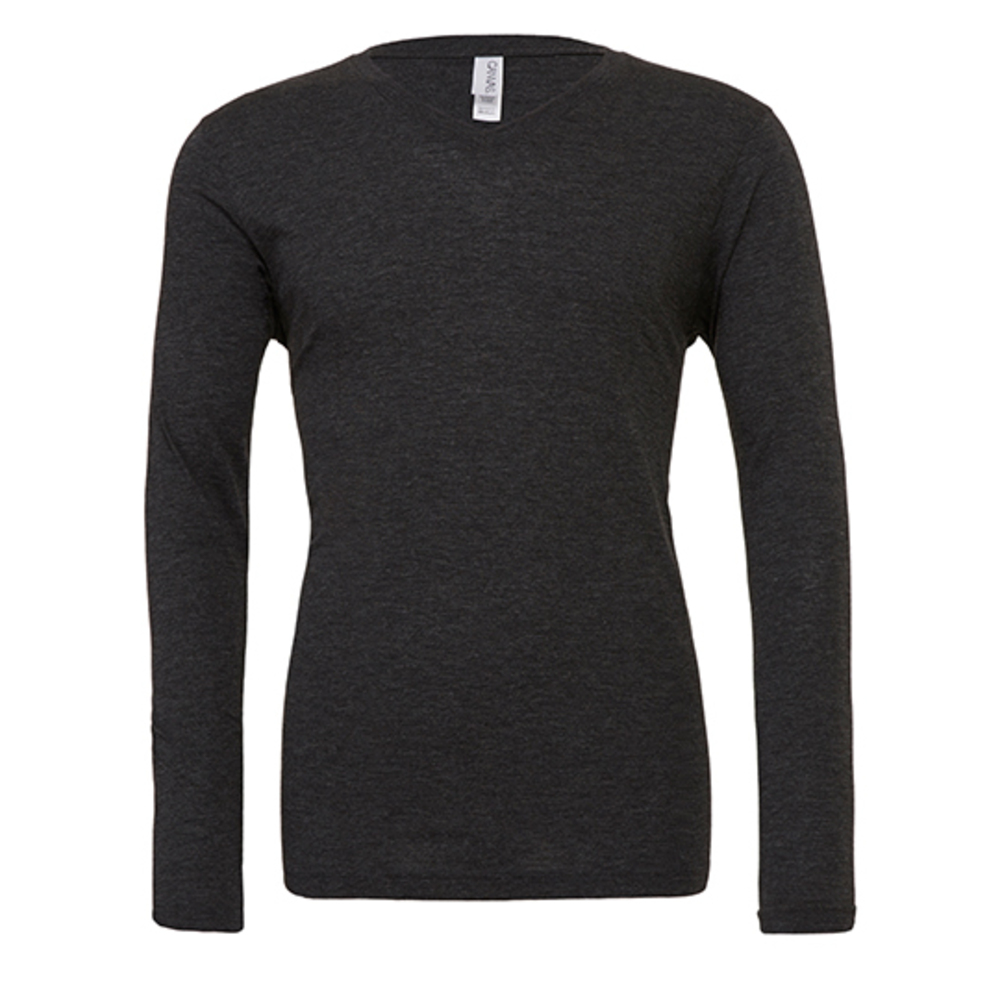 Unisex Jersey Long Sleeve V-Neck T-Shirt