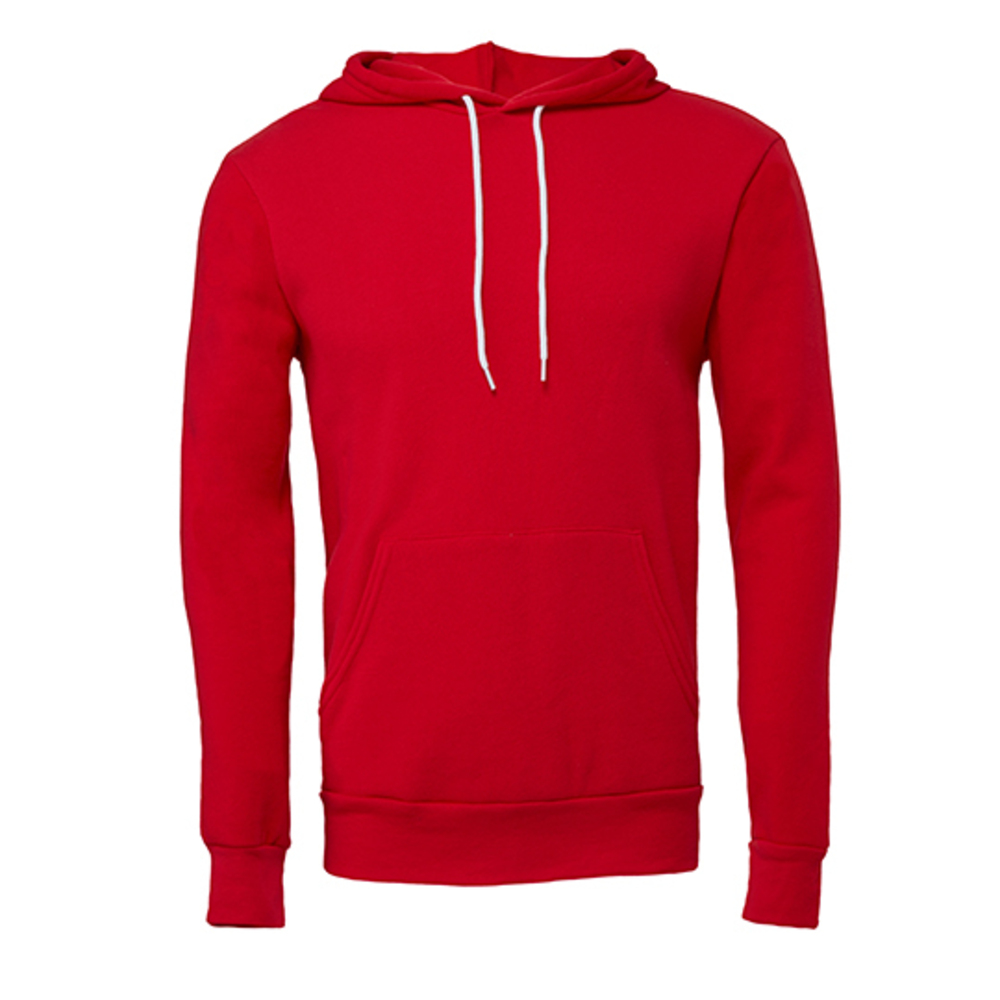 Unisex Pullover Poly-Cotton Fleece Hoodie