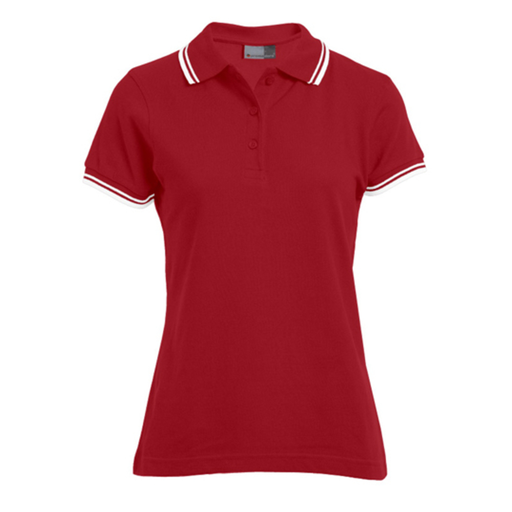 Women´s Polo Contrast Stripes