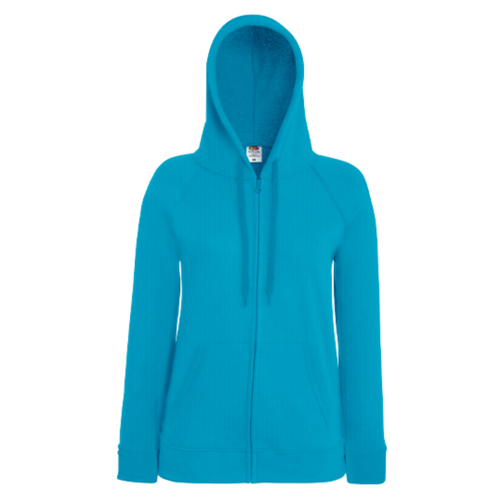 Lightweight Hooded Sweat Jacket Lady-Fit