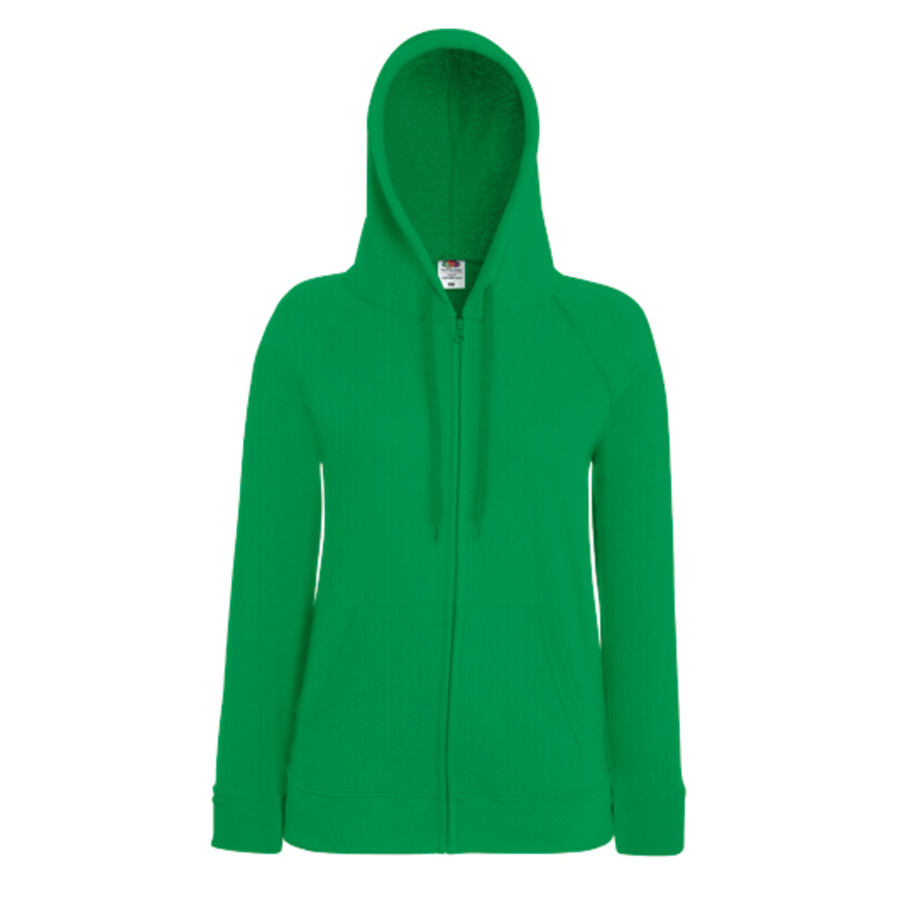 Lightweight Hooded Sweat Jacket Lady-Fit