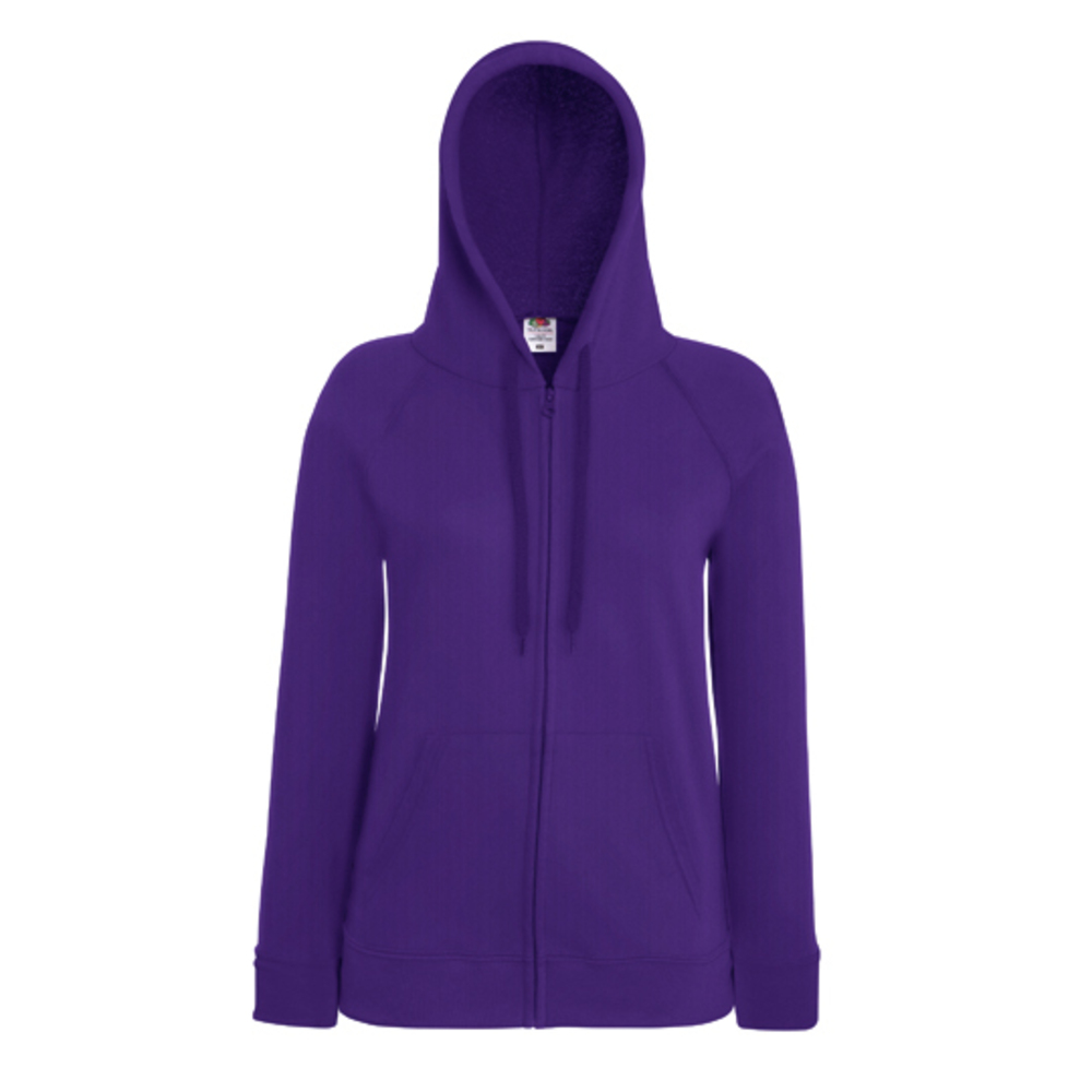 Lightweight Hooded Sweat Jacket Lady-Fit