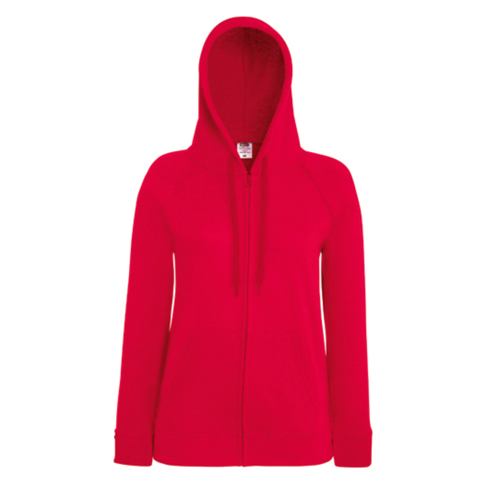 Lightweight Hooded Sweat Jacket Lady-Fit