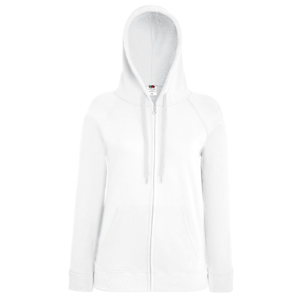 Lightweight Hooded Sweat Jacket Lady-Fit