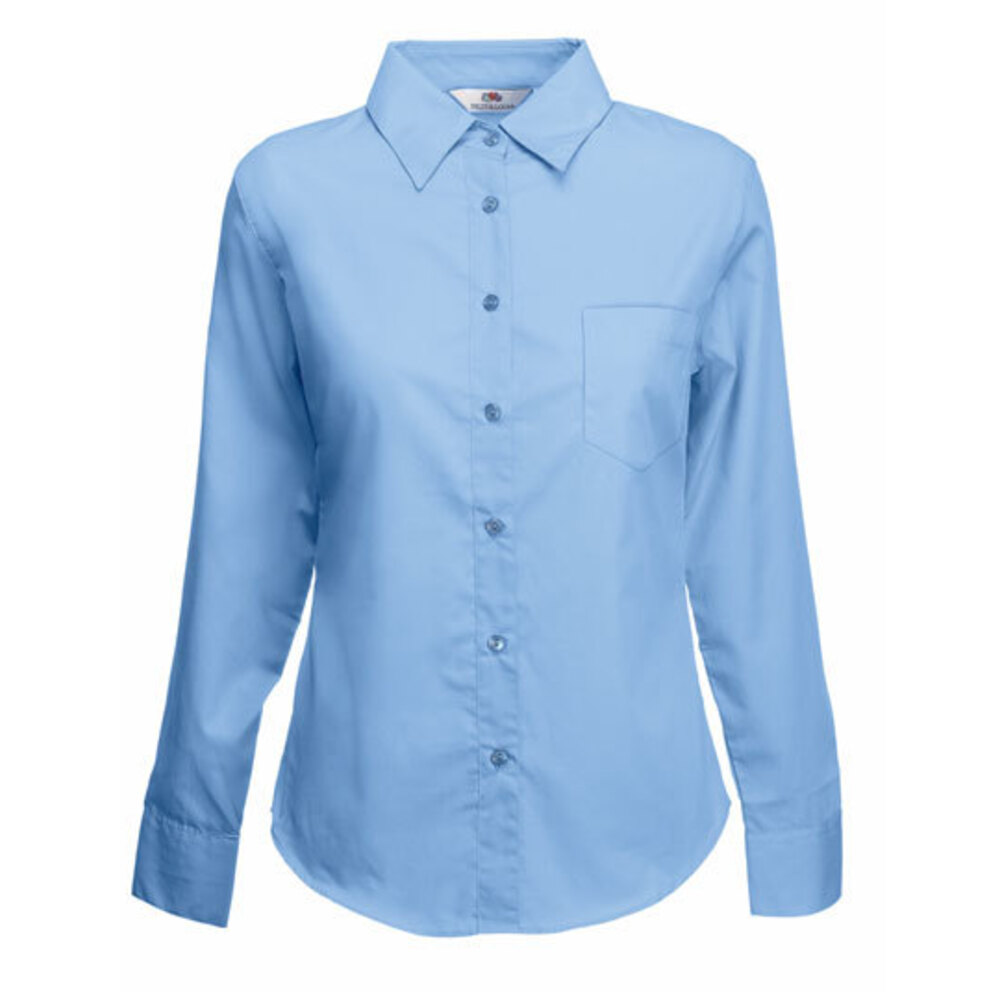 Long Sleeve Poplin Shirt Lady-Fit