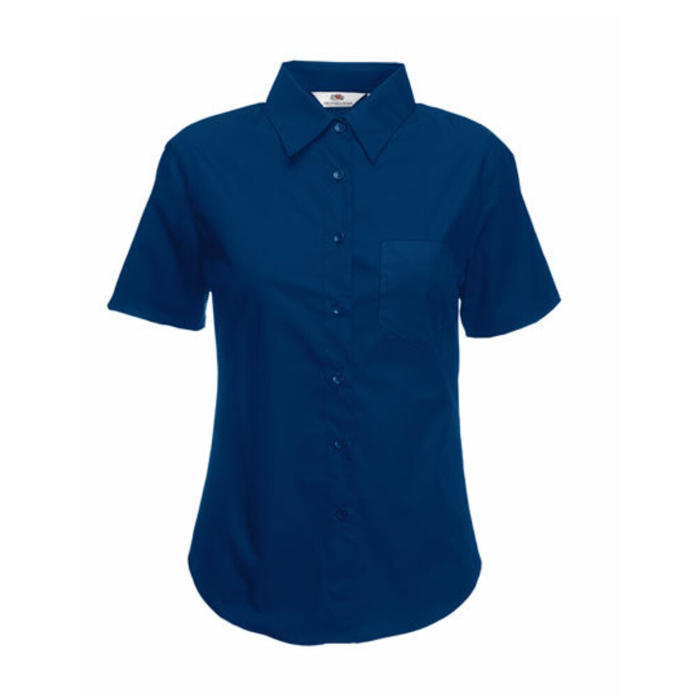 Short Sleeve Poplin Shirt Lady-Fit