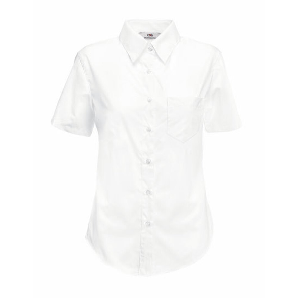 Short Sleeve Poplin Shirt Lady-Fit