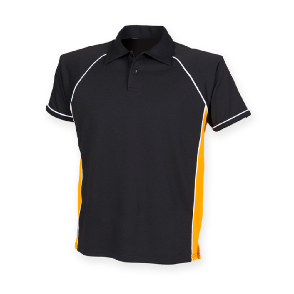 Mens Piped Performance Polo
