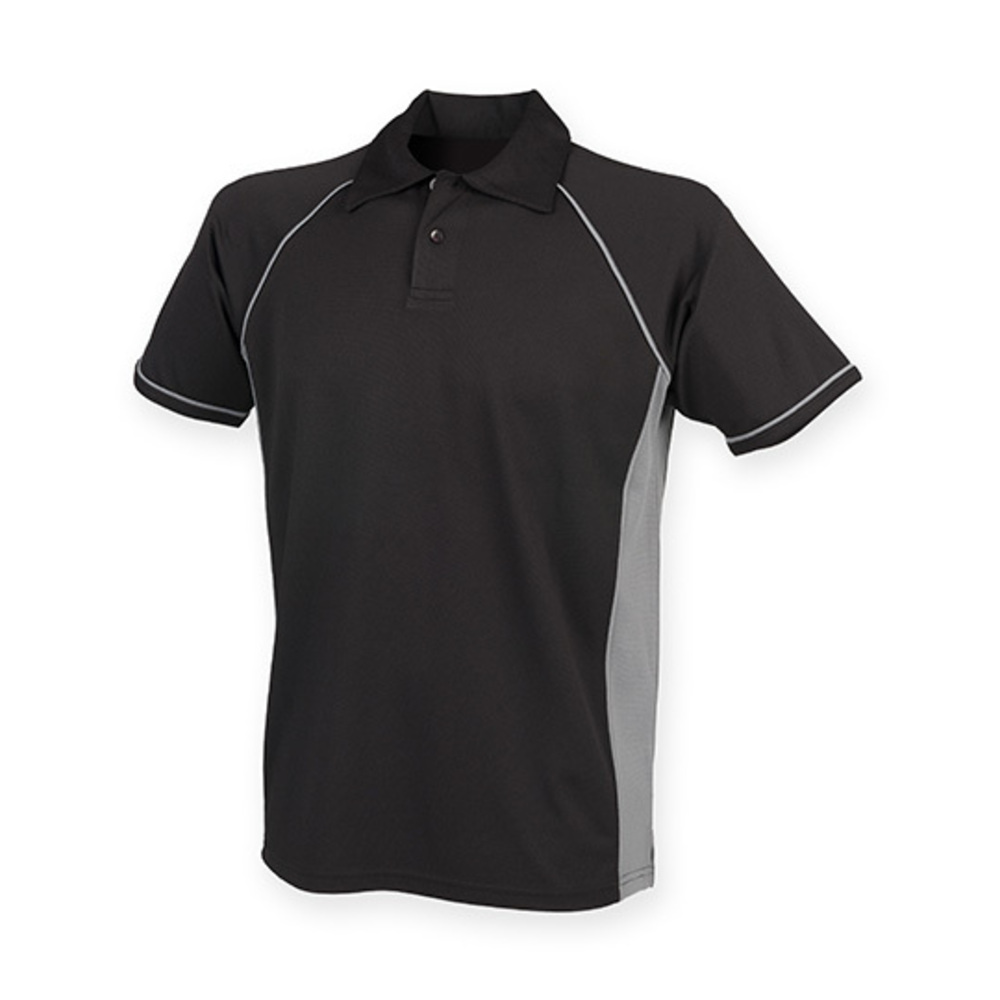 Mens Piped Performance Polo