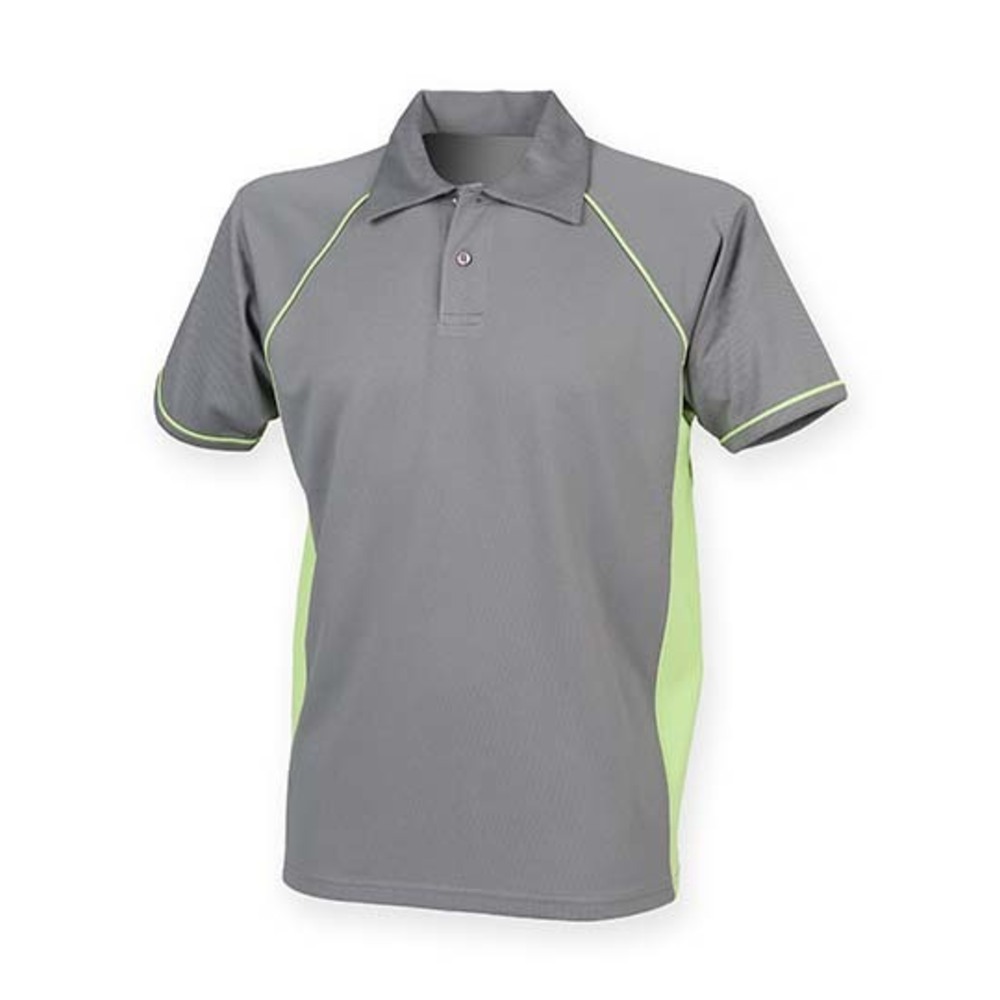 Mens Piped Performance Polo