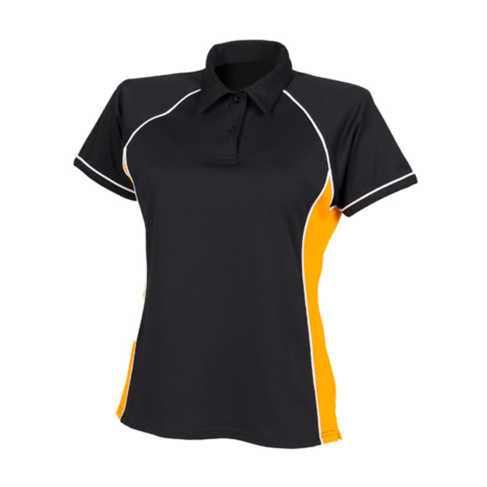 Ladies Piped Performance Polo