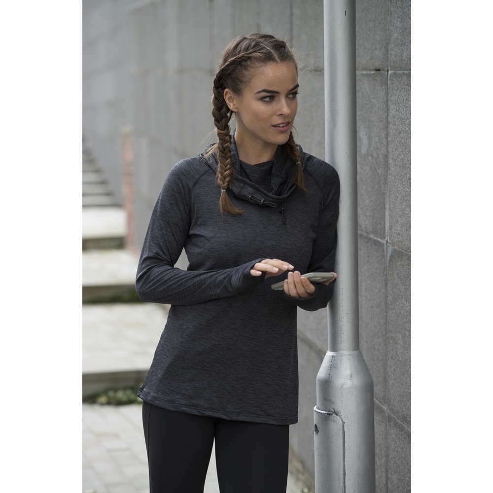 Girlie Cool Cowl Neck Top