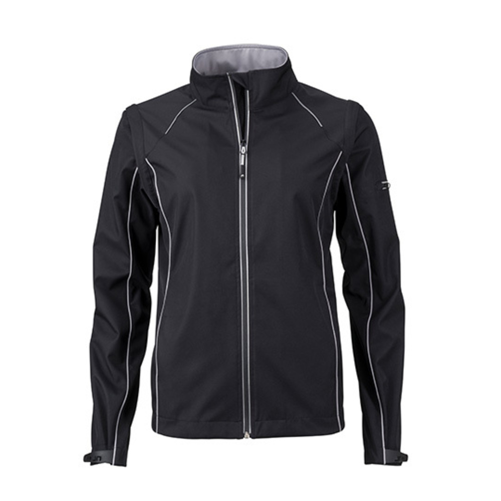 Ladies` Zip-Off Softshell Jacket