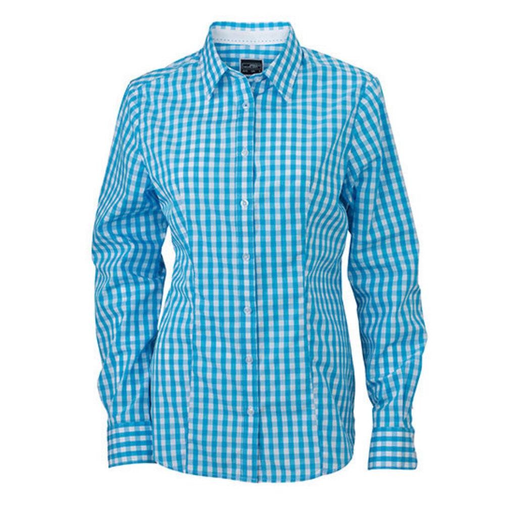 Ladies` Checked Blouse
