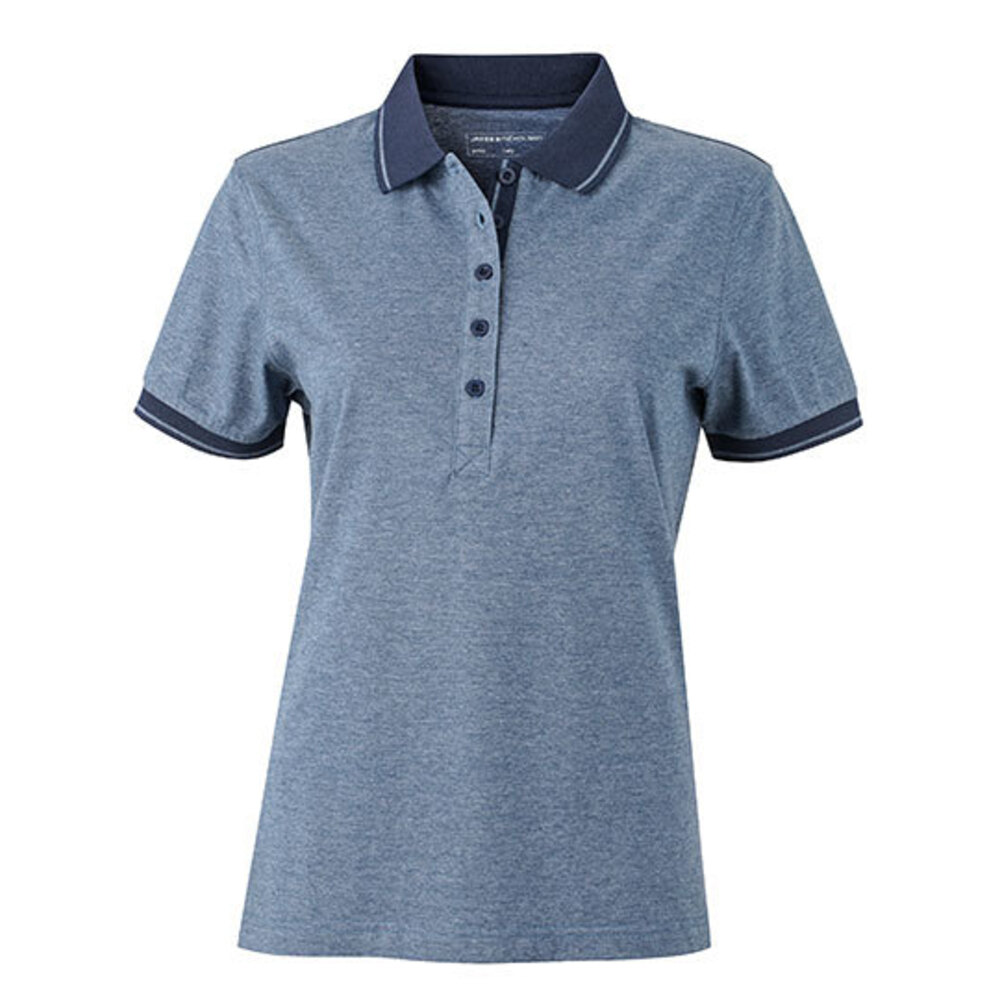 Ladies` Heather Polo
