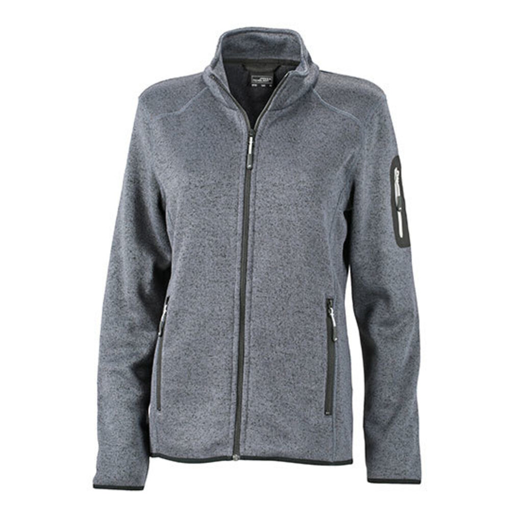 Chaqueta polar de punto para señora