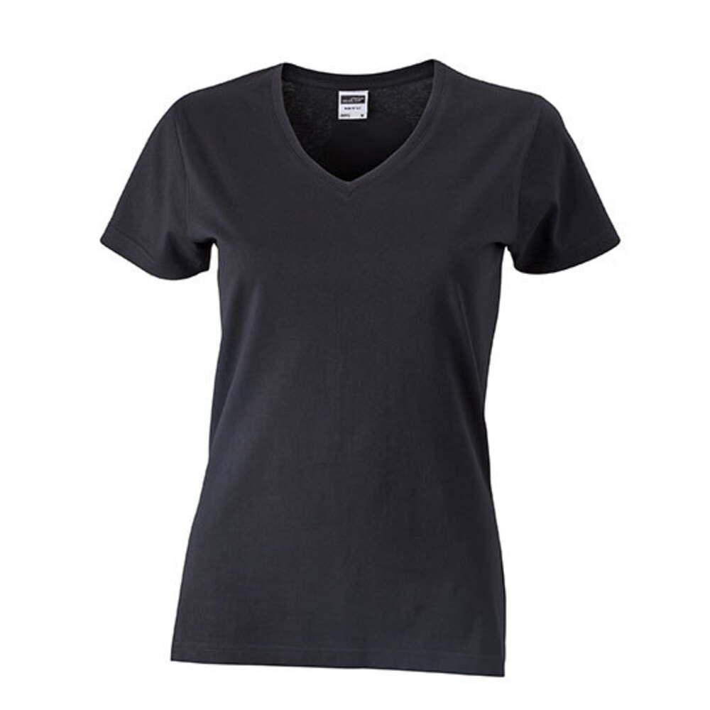 Ladies` Slim Fit V-T