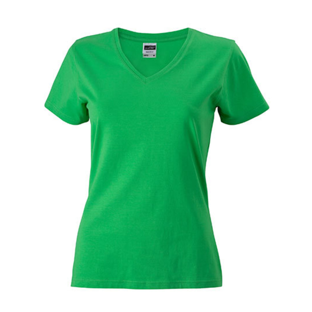 Ladies` Slim Fit V-T